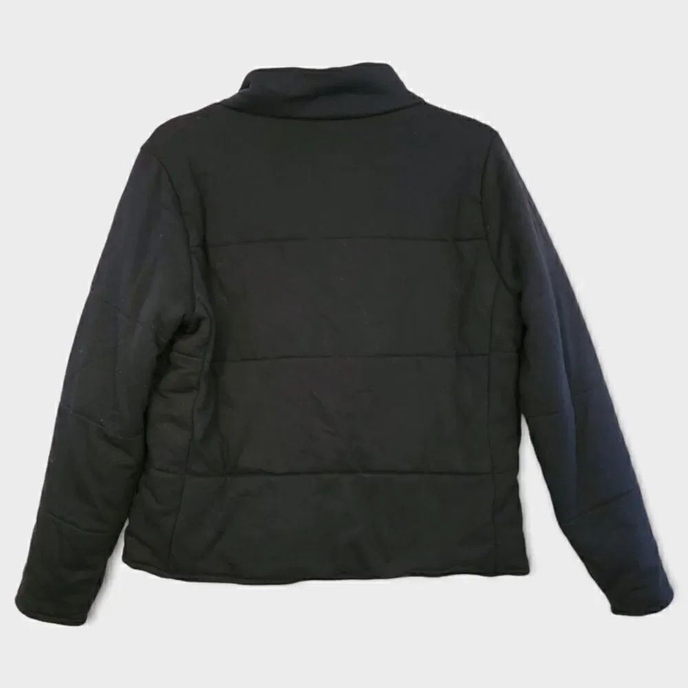 Three Dots Quilted Knit Jacket - Picture 3 of 5